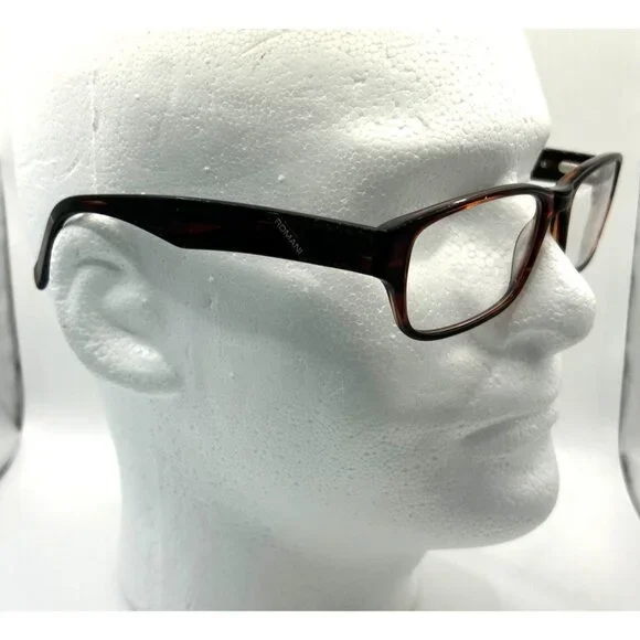 Alberto Romani Rectangular Eyeglasses Frame 54 15 140 Tortoise Shell Unisex - Picture 10 of 14